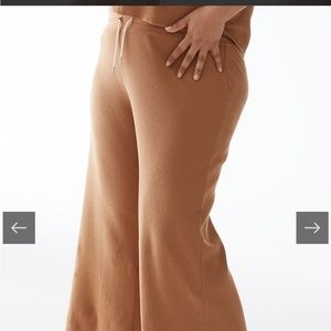 Mate the Label Organic Thermal Wide Leg Pant in Sedona